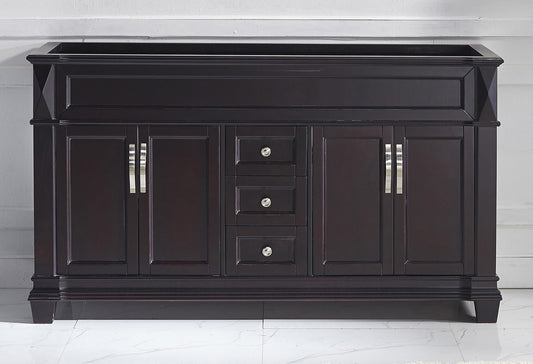 Virtu USA Victoria 60" Cabinet Only - Luxe Bathroom Vanities Luxury Bathroom Fixtures Bathroom Furniture
