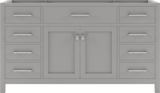 Virtu USA Caroline 60" Single Cabinet - Luxe Bathroom Vanities