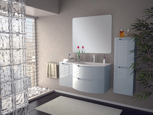 LaToscana Oasi 43" Vanity with Left Side Cabinet - Luxe Bathroom Vanities