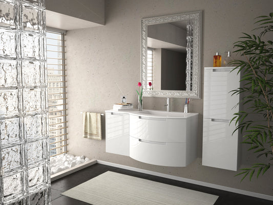 LaToscana Oasi 53" Vanity with Left Side Cabinet - Luxe Bathroom Vanities