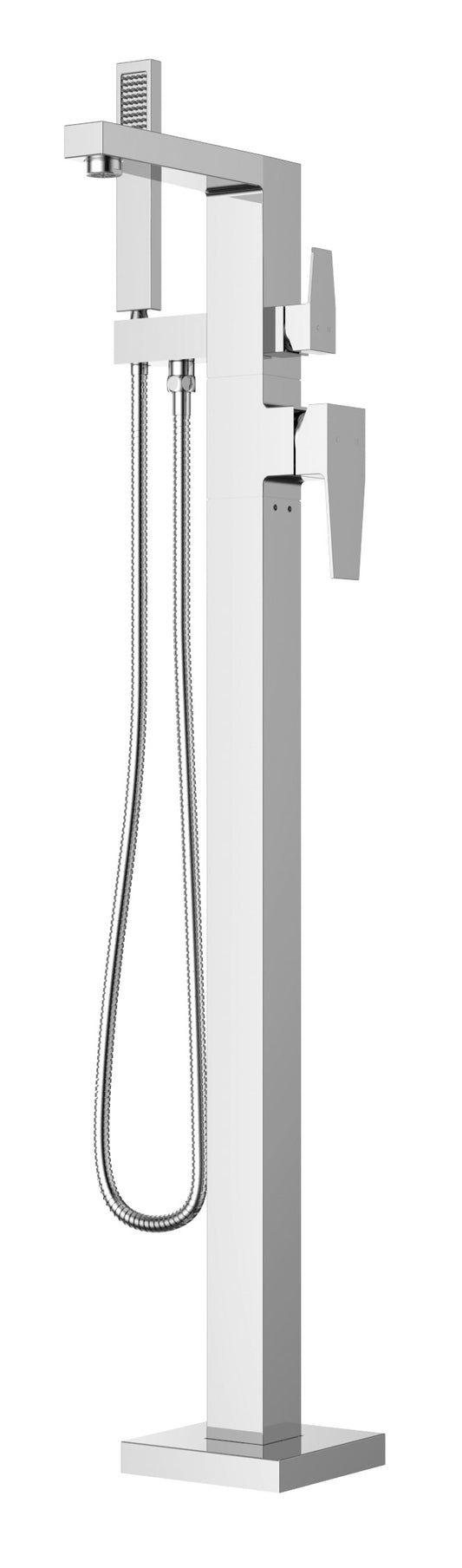LaToscana QUADRO Freestanding Floor Mounted Tub Filler - Luxe Bathroom Vanities