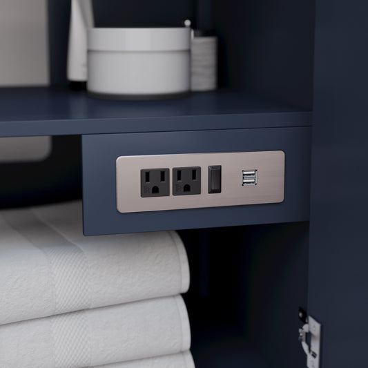 Wyndham Icon 72 Inch Double Bathroom Vanity No Countertop, No Sink in Brushed Nickel Trim - Luxe Bathroom Vanities