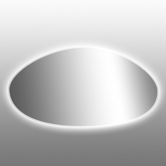 LaToscana Modern Oval Wall Mirror 57" x 27.5" - Luxe Bathroom Vanities