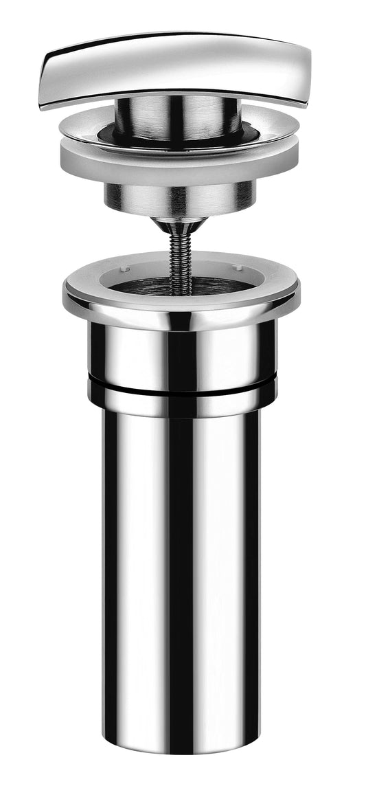 LaToscana square Push Down Pop Up Drain - Luxe Bathroom Vanities