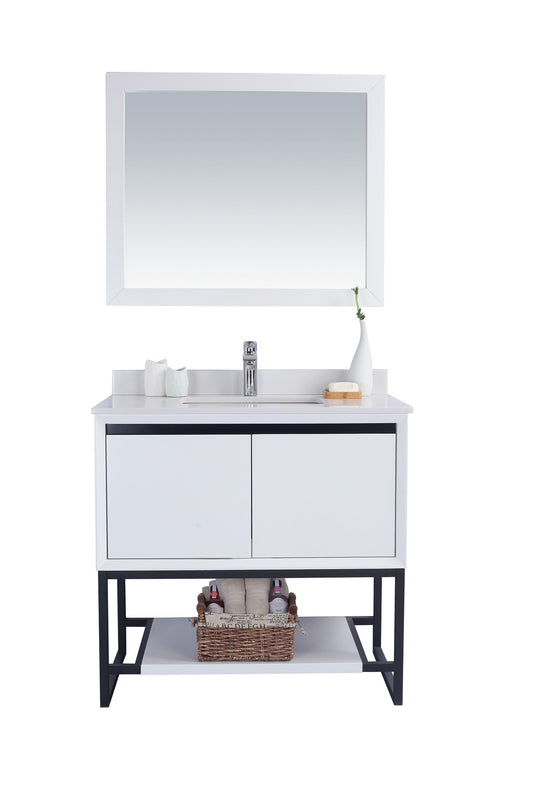 Alto 36 - Cabinet with Countertop - Luxe Bathroom Vanities Luxury Bathroom Fixtures Bathroom Furniture