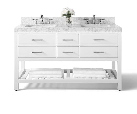 Ancerre Designs Elizabeth 60 in. Bath Vanity Set - Luxe Bathroom Vanities