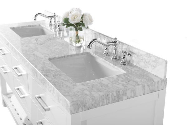 Ancerre Designs Elizabeth 72 in. Bath Vanity Set With Mirror - Luxe Bathroom Vanities