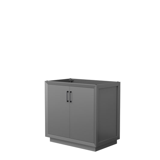Wyndham Strada 36 Inch Single Bathroom Vanity No Counter Top No Sink - Luxe Bathroom Vanities