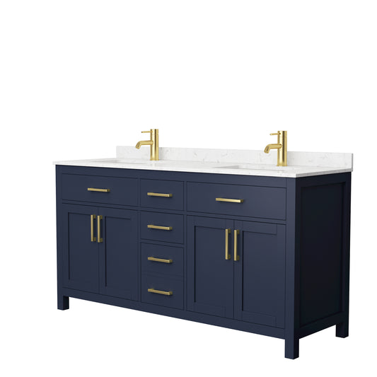 Wyndham Beckett 66 Inch Double Bathroom Vanity - Luxe Bathroom Vanities