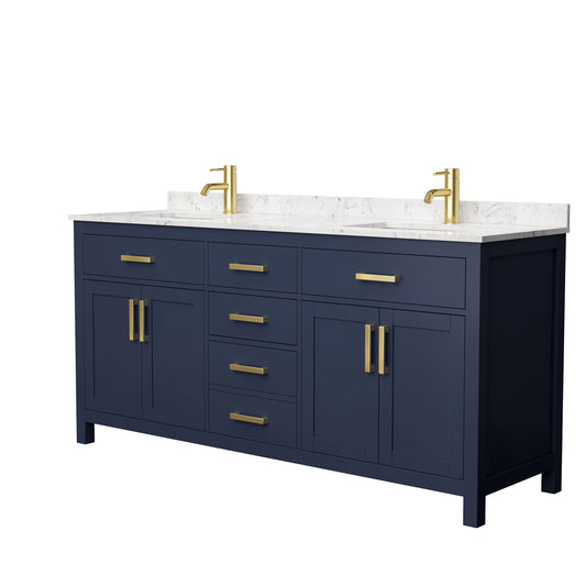 Wyndham Beckett 72 Inch Double Bathroom Vanity - Luxe Bathroom Vanities