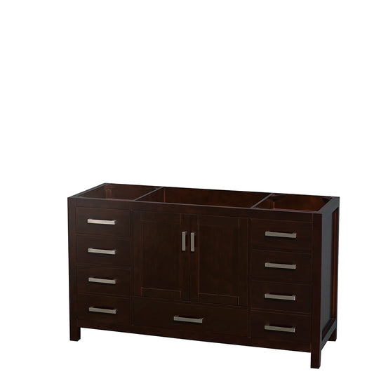 60 inch Single Bathroom Vanity, No Countertop, No Sink, and No Mirror - Luxe Bathroom Vanities Luxury Bathroom Fixtures Bathroom Furniture