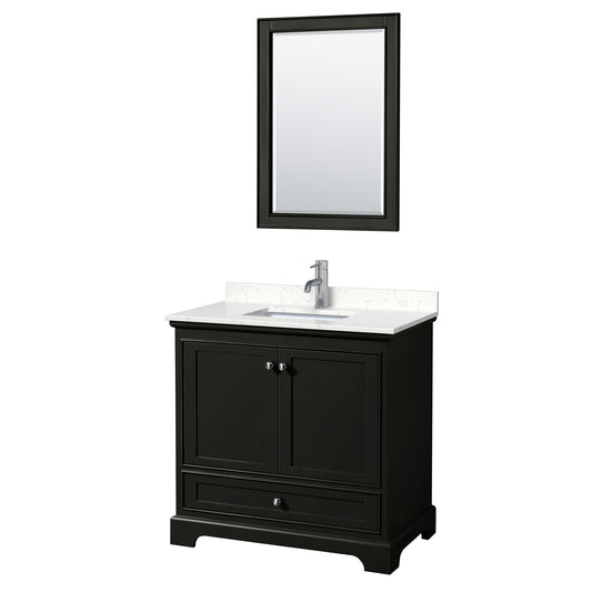 Wyndham Deborah 36 Inch Single Bathroom Vanity - Luxe Bathroom Vanities