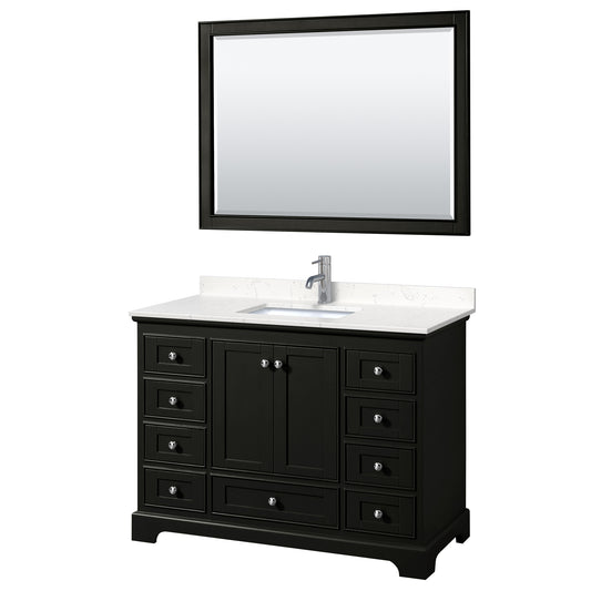 Wyndham Deborah 48 Inch Single Bathroom Vanity - Luxe Bathroom Vanities