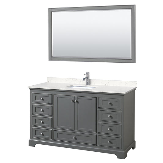 Wyndham Deborah 60 Inch Double Bathroom Vanity - Luxe Bathroom Vanities
