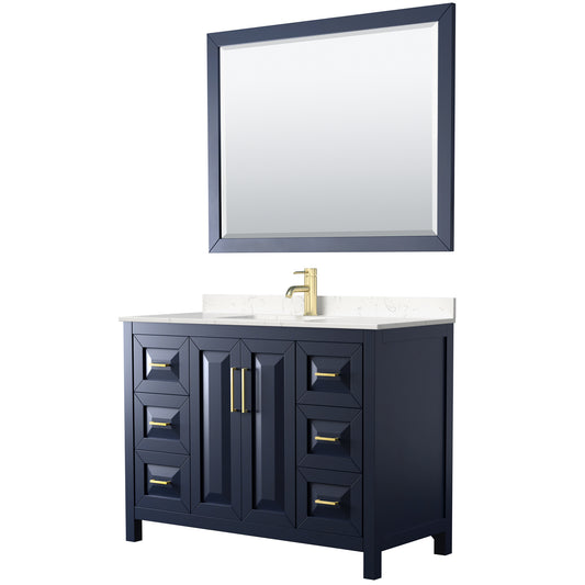 Wyndham Daria 48 Inch Single Bathroom Vanity - Luxe Bathroom Vanities