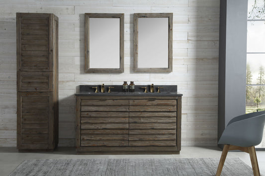 Legion Furniture 60" Wood Sink Vanity Match With Marble Wh 5160" Top -No Faucet - Luxe Bathroom Vanities