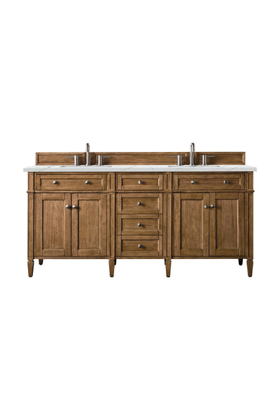 James Martin Brittany 72" Double Vanity with 3 CM Countertop