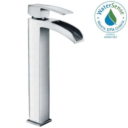 Key Series Single Hole Single-Handle Vessel Bathroom Faucet - Luxe Bathroom Vanities