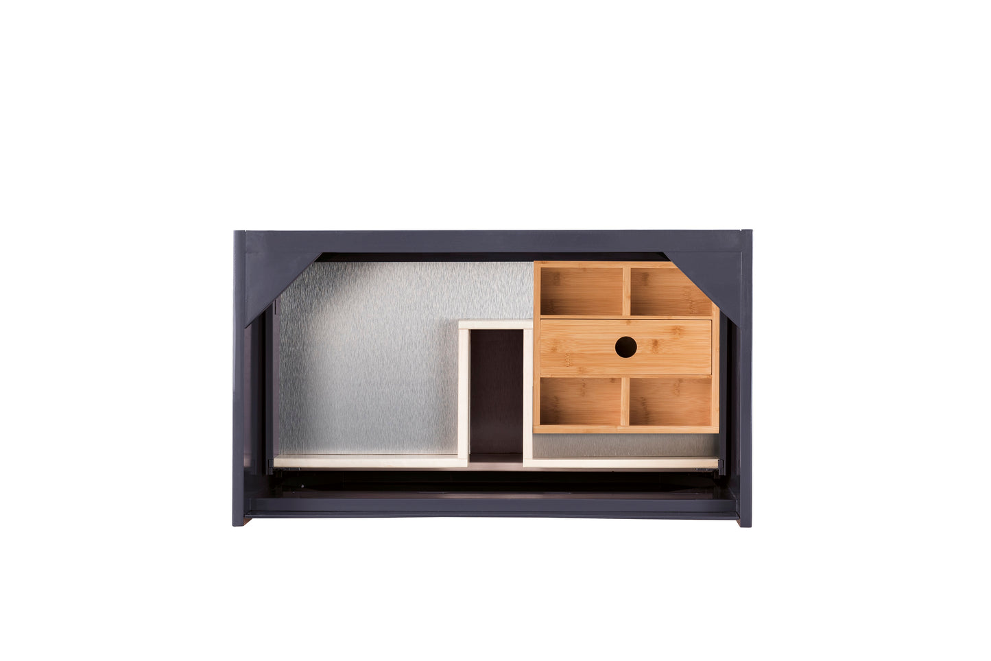 James Martin Milan 31.5" Single Vanity Cabinet with Metal Base (No Top) - Luxe Bathroom Vanities