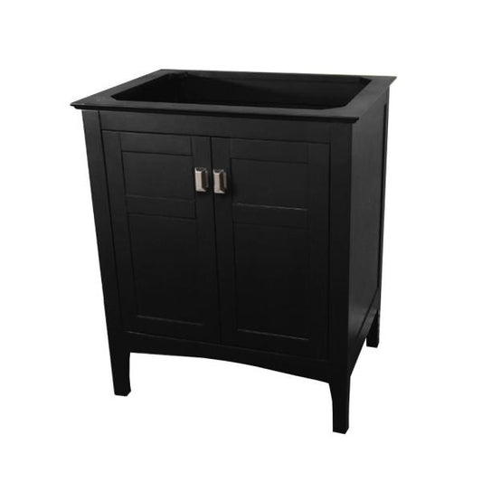 Bellaterra Home 30" Single vanity-dark gray-cabinet only - Luxe Bathroom Vanities