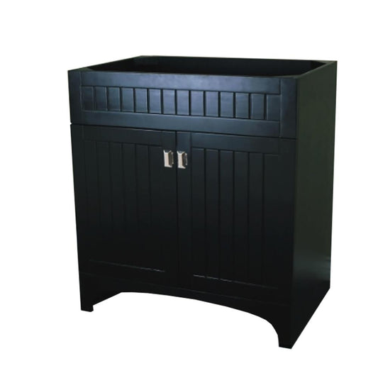 Bellaterra Home 30" Single vanity-dark gray- cabinet only - Luxe Bathroom Vanities