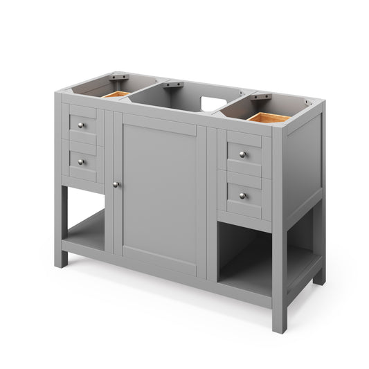 Hardware Resources Jeffrey Alexander 48" Astoria Vanity, undermount rectangle bowl - Luxe Bathroom Vanities