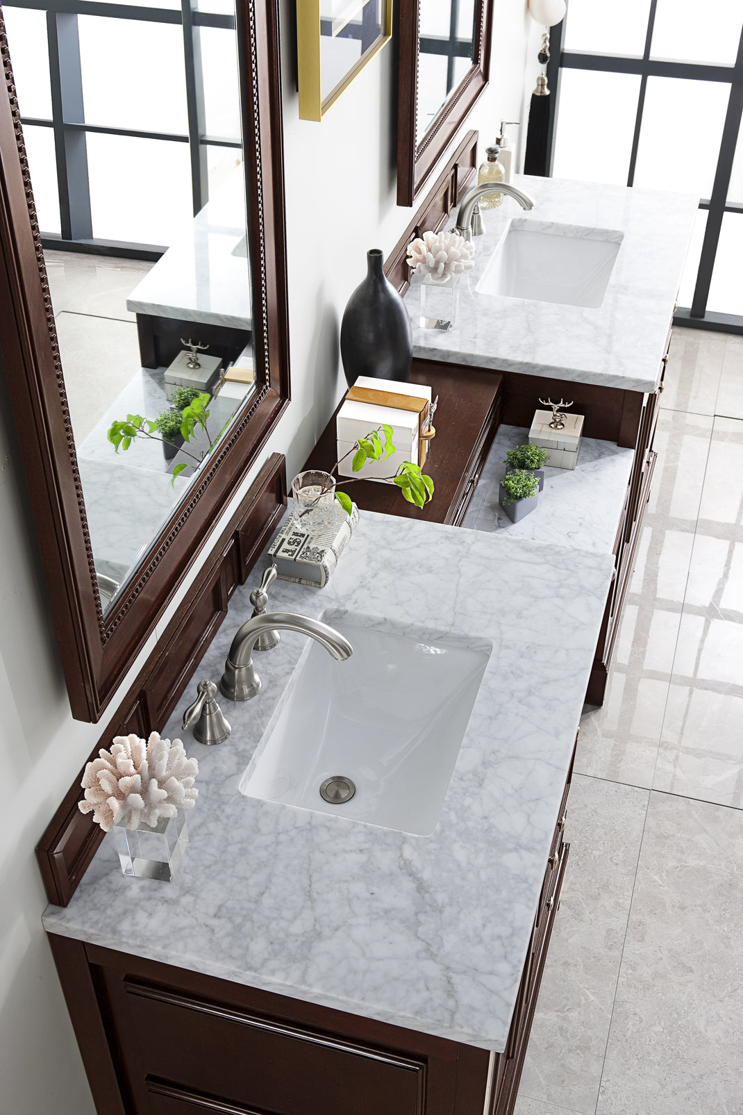 James Martin De Soto 94" Double Vanity Set - Luxe Bathroom Vanities Luxury Bathroom Fixtures Bathroom Furniture