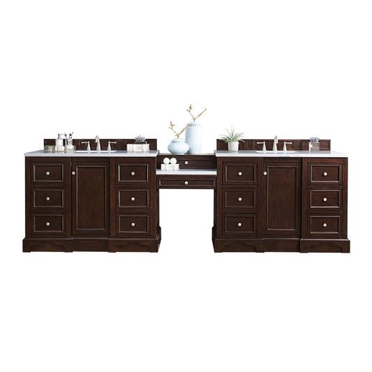 James Martin De Soto 118" Double Vanity Set - Luxe Bathroom Vanities Luxury Bathroom Fixtures Bathroom Furniture