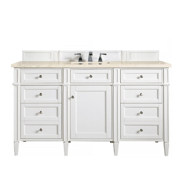 James Martin Brittany 60" Single Vanity with 3 CM Countertop