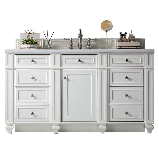 James Martin Bristol 60" Single Vanity with 3 CM Countertop - Luxe Bathroom Vanities