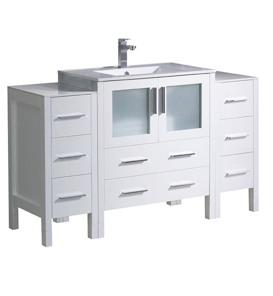Fresca Torino 54" Modern Bathroom Cabinets - Luxe Bathroom Vanities Luxury Bathroom Fixtures Bathroom Furniture