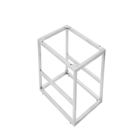 Columbia 24" Stainless Steel Base - Luxe Bathroom Vanities