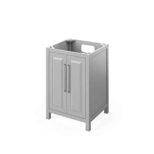 Hardware Resources Jeffrey Alexander 24" Cade Vanity, undermount rectangle bowl - Luxe Bathroom Vanities