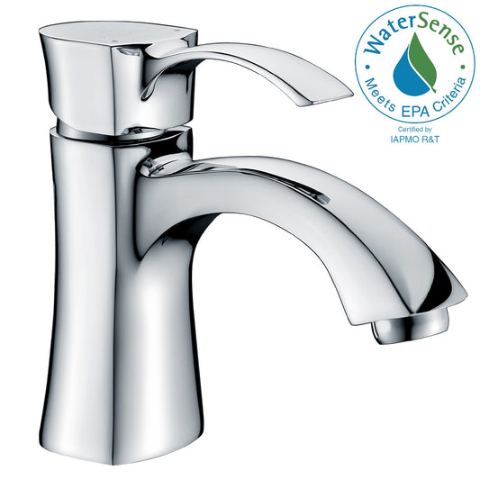Alto Series Single Hole Single-Handle Mid-Arc Bathroom Faucet - Luxe Bathroom Vanities