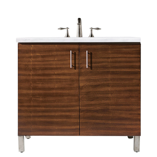 James Martin Metropolitan 36" Single Vanity with 3 CM Countertop - Luxe Bathroom Vanities