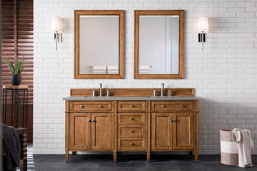 James Martin Brittany 72" Double Vanity with 3 CM Countertop