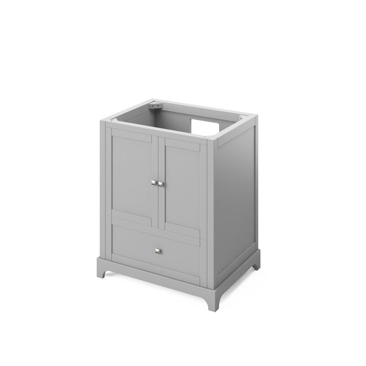 Hardware Resources Jeffrey Alexander 30" Addington Vanity, undermount rectangle bowl - Luxe Bathroom Vanities