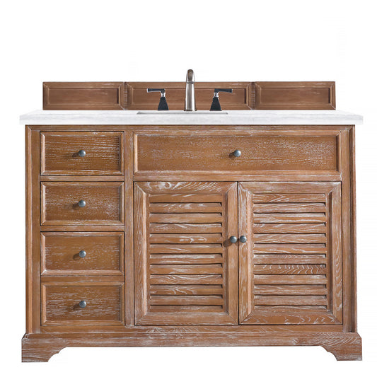 James Martin Savannah 48" Single Vanity with 3 CM Countertop - Luxe Bathroom Vanities