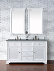 James Martin Savannah 60" Double Vanity with 3 CM Countertop - Luxe Bathroom Vanities