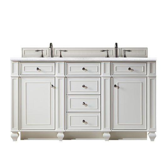 James Martin Bristol 60" Double Vanity with 3 CM Countertop - Luxe Bathroom Vanities