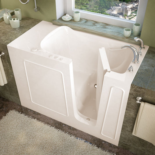 MediTub Walk-In 26 x 53 Right Drain Soaking Walk-In Bathtub - Luxe Bathroom Vanities Luxury Bathroom Fixtures Bathroom Furniture