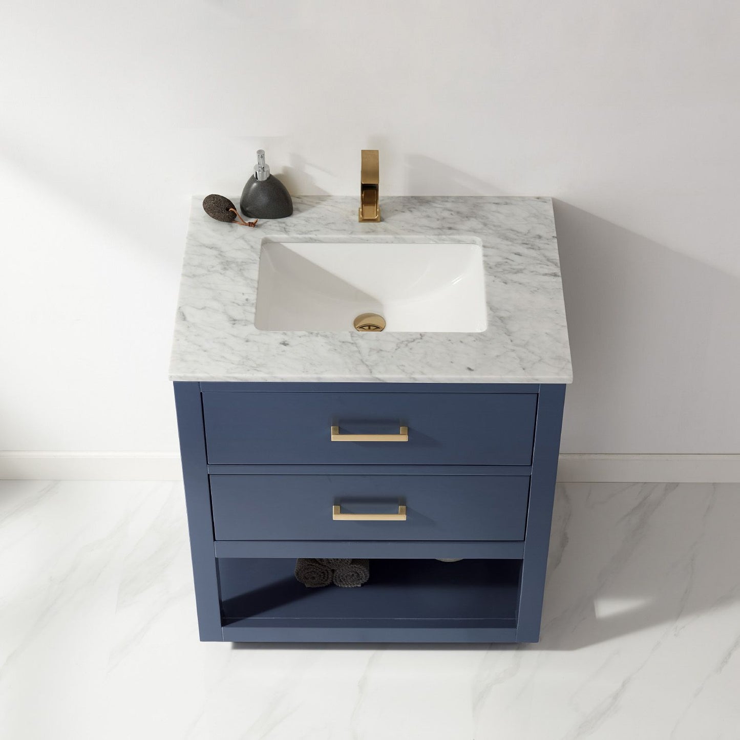 Altair Remi 30" Single Bathroom Vanity Set Countertop without Mirror - Luxe Bathroom Vanities