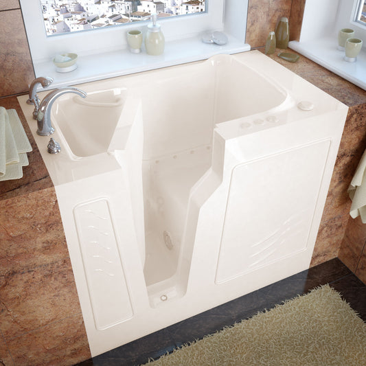 MediTub Walk-In 26 x 46 Left Drain Air Jetted Walk-In Bathtub - Luxe Bathroom Vanities Luxury Bathroom Fixtures Bathroom Furniture