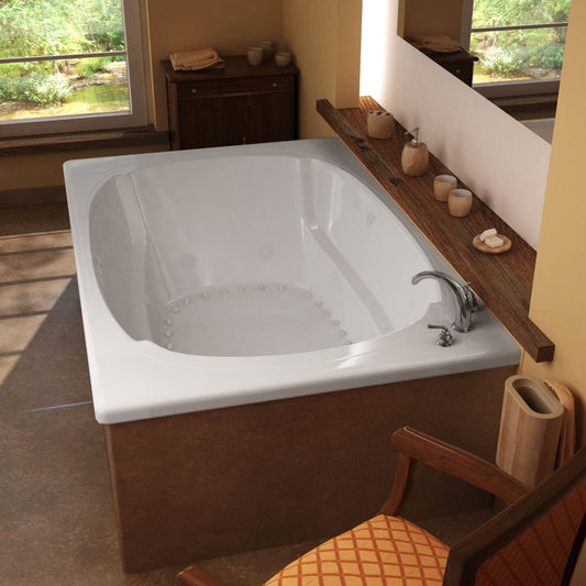 Atlantis Whirlpools Charleston 48 x 78 Rectangular Air & Whirlpool Jetted Bathtub - Luxe Bathroom Vanities Luxury Bathroom Fixtures Bathroom Furniture