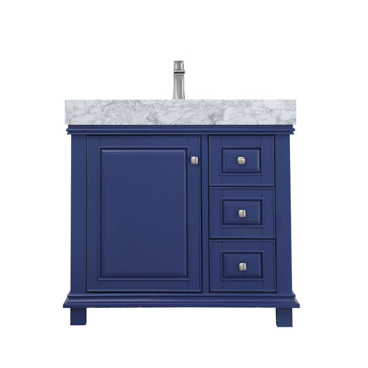 Altair Jardin 36" Single Bathroom Vanity Set Countertop without Mirror - Luxe Bathroom Vanities