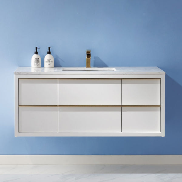 Altair Morgan 48" Single Bathroom Vanity Set Countertop without Mirror - Luxe Bathroom Vanities