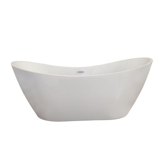 Altair Alana 70" x 32" Freestanding Soaking Acrylic Bathtub - Luxe Bathroom Vanities