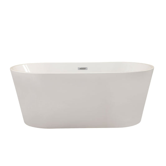 Altair Cielo 67" x 32" Freestanding Soaking Acrylic Bathtub - Luxe Bathroom Vanities