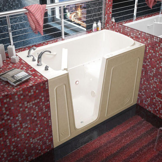 MediTub Walk-In 32 x 60 Left Drain Air Jetted Walk-In Bathtub - Luxe Bathroom Vanities Luxury Bathroom Fixtures Bathroom Furniture