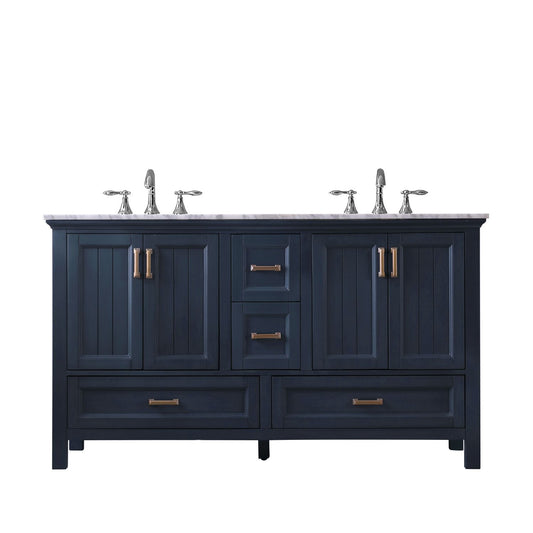 Altair Isla 60" Double Bathroom Vanity Set Countertop without Mirror - Luxe Bathroom Vanities